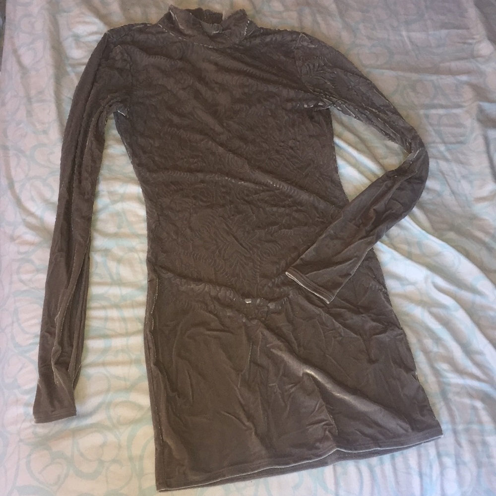 Free people velour dress
